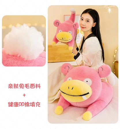 45/60/80CM Big Size Pokemon Slowpoke Plushies Cartoon Anime Plush Soft Doll Pillow Kawaii Stuffed Plushie Give Gift To Children