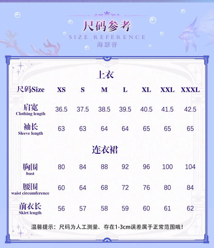 iCoser Honkai Star Rail Hysilens Cosplay Costume Wig Dress Headwear Amphoreus Halloween Party for Women Girls Carnival Cos Props