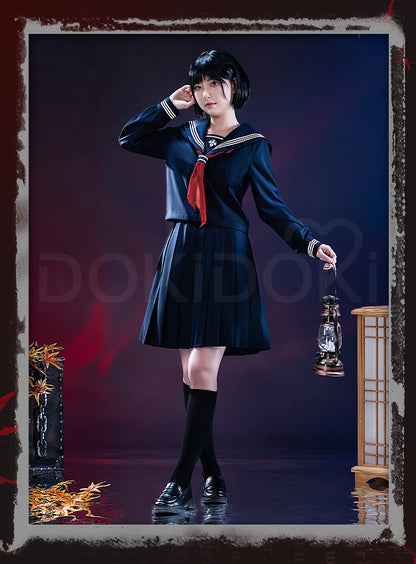 IN STOCK Shimizu Hinako Cosplay Costume Anime【S-2XL】DokiDoki-R Women School JK Uniform Dress Cosplay Halloween Plus Size