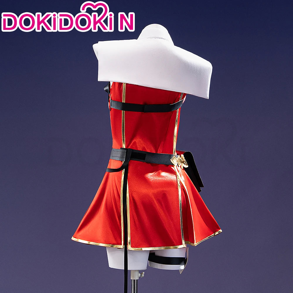 IN STOCK Gold Ship Cosplay Costume Game【S-2XL】DokiDoki-N Women Halloween Red Uniform Gold Ship Costume Plus Size