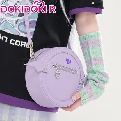 Yoisakii Kanadee Cosplay Costume Game DokiDoki-R Cosplay Women Cute Dress Cosplay Kanadee Bag Earphones Halloween Wig