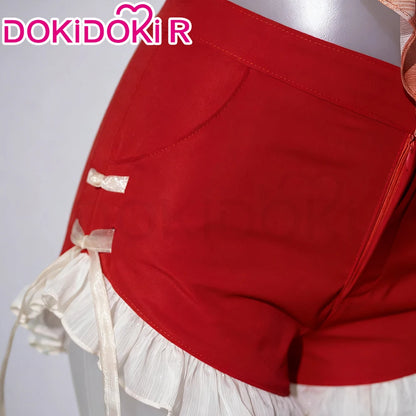 IN STOCK Heroine Hunter MC Cosplay Costume Game Love and Deepspace DokiDoki-R Women Red Swimsuit Costume Caleb Cosplay Halloween