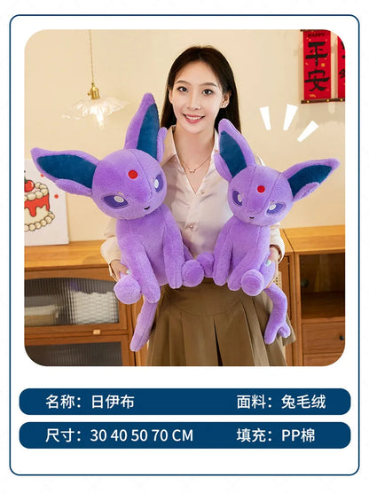 40/50/70CM Big Size Pokemon Espeon Plushies Cartoon Anime Soft Plush Pillow Doll Kawaii Stuffed Plushie Ornament Children Gifts