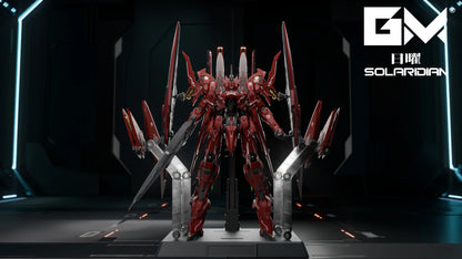 1/72 GM-GODOMO GM-001 Solaridian Series Pre-Assembled Alloy Skeleton Action Figure Detachable Parts Assembly Model Toy Boy Gifts