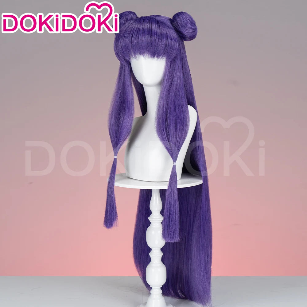 IN STOCK Shampoo Wig Anime Ranma 1/2  DokiDoki Cosplay Wig Cute Women Purple Long Hair Heat Resistant Synthetic Wig Halloween