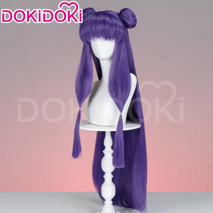 IN STOCK Shampoo Wig Anime Ranma 1/2  DokiDoki Cosplay Wig Cute Women Purple Long Hair Heat Resistant Synthetic Wig Halloween