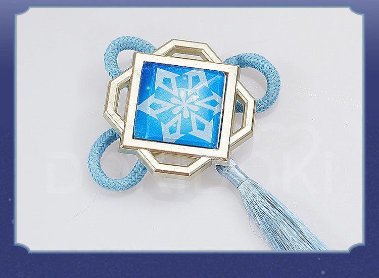 Shenhe Cosplay Costume Game Genshin Impact【XS-3XL】DokiDoki-N Shen He Skin Frostflower Dew Costume Lantern Rite Cosplay Plus Size