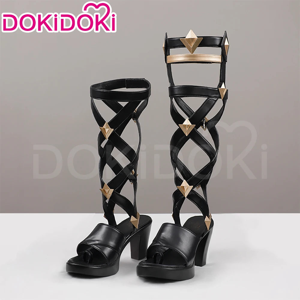 Captain Capitano Citlali Ororon Shoes Game Genshin Impact DokiDoki Men Women Capitano Cosplay Long Boots