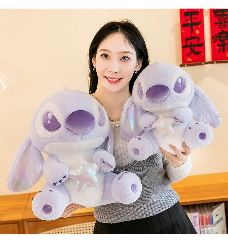 80CM Large Big Size Disney Stitch Cartoon Anime Plush Stuffed Doll Room Decoration Children Pillow Cute Peluche Ornaments Gifts