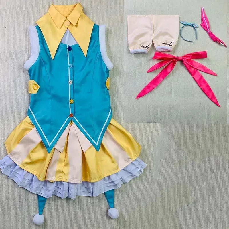 Project Sekai Kusanagi Nene Cosplay Costume Set Cotton Polyester