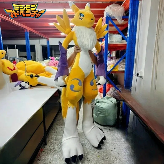 170CM Super Big Size Digimon Renamon Youkomon Plushies Cartoon Anime Stuffed Kawaii Ornaments Children Toy Comfortable Doll Gift