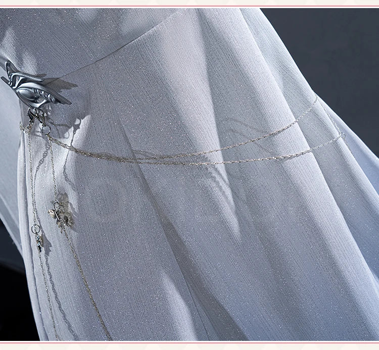 IN STOCK Cloudscape Calm Hunter MC Cosplay Game Love and Deepspace【S-2XL】DokiDoki-N Women White Dress Plus Size