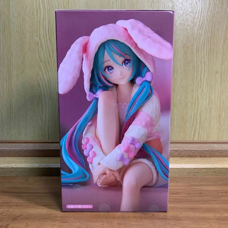 Bandai Hatsune Miku Rabbit Ear Pajamas Ver 11CM PVC Model