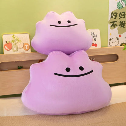 30/60cm Cartoon Large Ditto Pillow Pokemon Plush Toys Doll Cute Ornament Stuffed Plushie Kawaii Sofa Pokémon Gift for Children