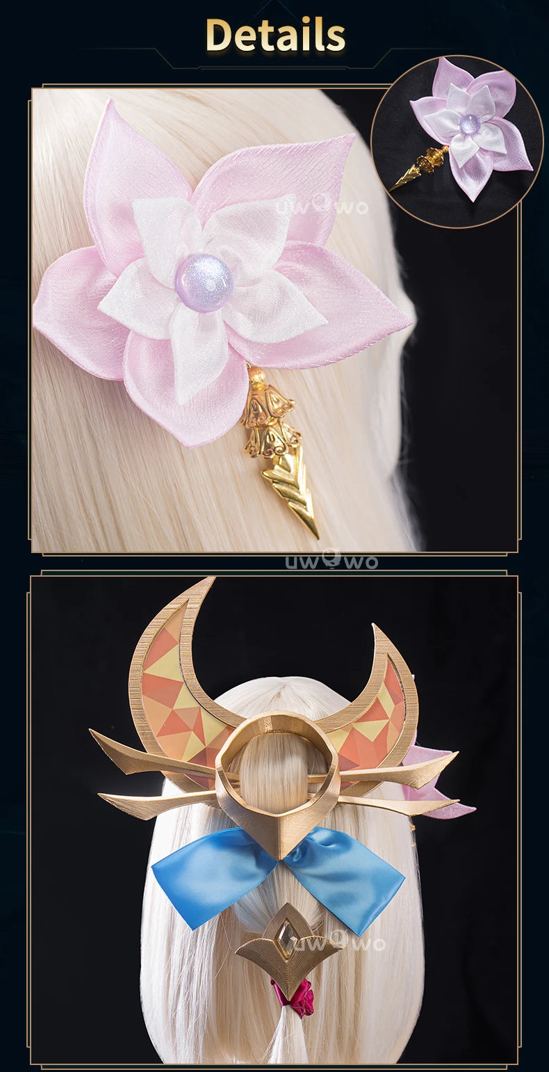 LAST BATCH UWOWO Lux Cosplay Game Prestige Spirit Blossom Lux Cosplay Costume Halloween Costume