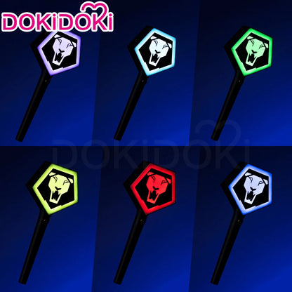 【Last Batch】IN STOCK Rumii Cosplay Props LED Luminous Fan Light Stick DokiDoki Zoeyy Abbyy Mysteryy Cosplay Accessories