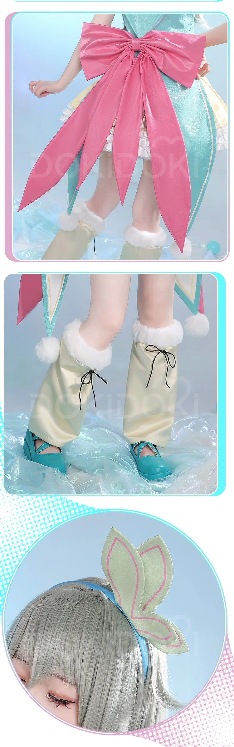 Kusanagii Nenee Cosplay Game Cosplay【S-3XL】DokiDoki-R Women Costume Dress Shoes Plus Size Cosplay