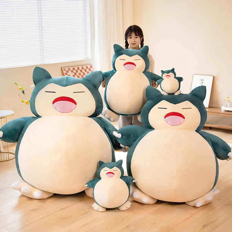 Aoger Giant Snorlax Plush Toys Kawaii Soft Snorlax Leather Shell Plushie NO Filling Pillow Birthday Gifts For Children Pokemon
