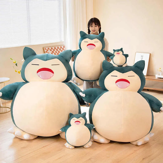 Aoger Giant Snorlax Plush Toys Kawaii Soft Snorlax Leather Shell Plushie NO Filling Pillow Birthday Gifts For Children Pokemon