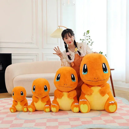 35/80cm Charmander Pokemon Plush Toys Large Anime Doll Cute Pillow Giant Pokémon Plushie Squirtle Stuffed Gift for Kid Christmas
