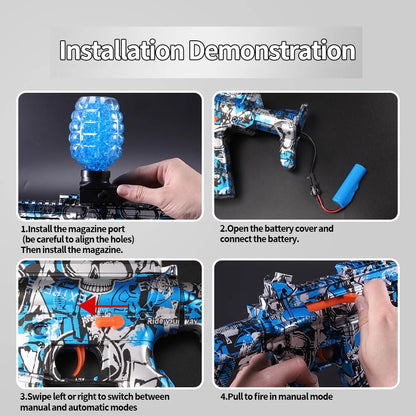 Yuizukeot MP5 Rechargeable Electric Blaster Lithium Battery