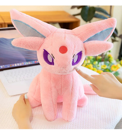 40/70cm Espeon Pokemon Plush Toys Large Anime Doll Pillow Cartoon Giant Pokémon Eifie Plushie Stuffed Gift for Kids Christmas