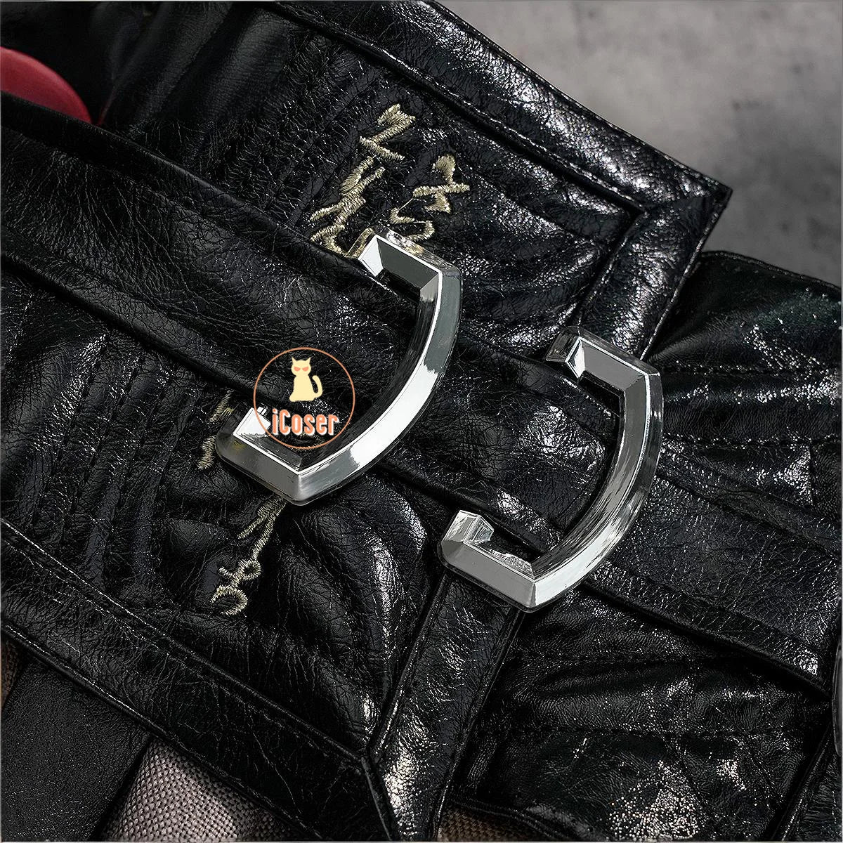 Wuthering Waves Qiuyuan Cosplay Costume Wig Uniform Outfit Headwear Carnival Halloween Party for Women Men Role Play Accessory