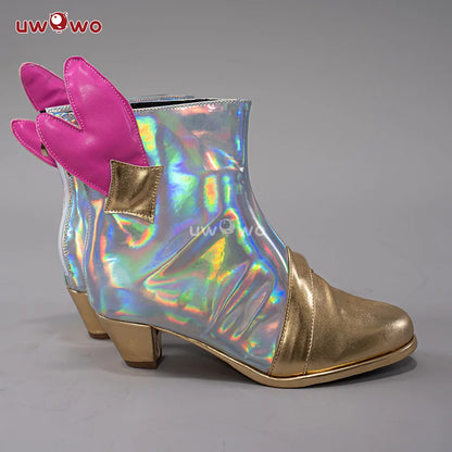 UWOWO League of Legends/LOL Costume Star Guardian Kai'Sa SG Kaisa Cosplay Shoes Boots