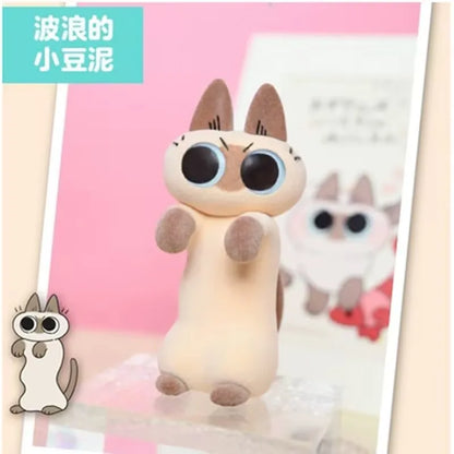 Original Azuki Can Azukisan’s Daily Life 1&2nd Series Mystery Box Siamese Cat Cute Model Blind Box Caixa Sorpresa Girls Gifts