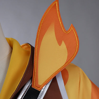 Genshin Impact Bennett Cosplay Costume Wig Adventures in Blazing Hue Uniform Headwear Mondstadt Halloween Party Women Men Props