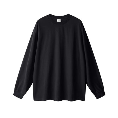 ZODF New Autumn Men's 260gsm 100% Cotton T Shirts Unisex Retro High Street Loose Washed Solid Tees Streetwears HY0376