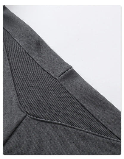 ZODF 430gsm Heavyweight Solid Zipper Hoodie for Men Unisex Loose Stand Collar Coat HY1101 Autumn 2025 Fashion