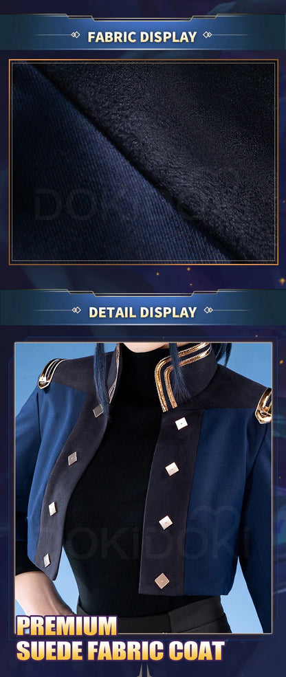 IN STOCK Caitlyn Cosplay Costume Anime Cosplay【S-3XL】DokiDoki-R Women Uniform Caitlyn Halloween Costume Plus Size