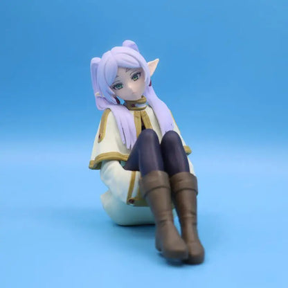 11CM Anime Sousou no Frieren Frieren Noodle Stopper Figure Desktop Decorate Anime Model Toy Gift Aciton Figure PVC Toys