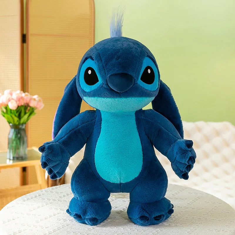 50/70/90cm Super Big Size Stitch Disney Anime Plush Stuffed Doll Angel Decoration Plushies Children Pillow Ornament Holiday Gift