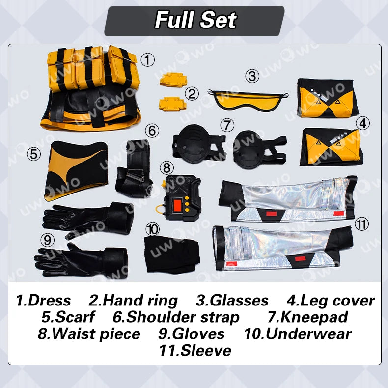 UWOWO Soldier 11 Cosplay Collab Series: Game Zenless Zone Zero/ZZZ Soldier 11 Cosplay Costume