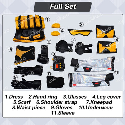 UWOWO Soldier 11 Cosplay Collab Series: Game Zenless Zone Zero/ZZZ Soldier 11 Cosplay Costume