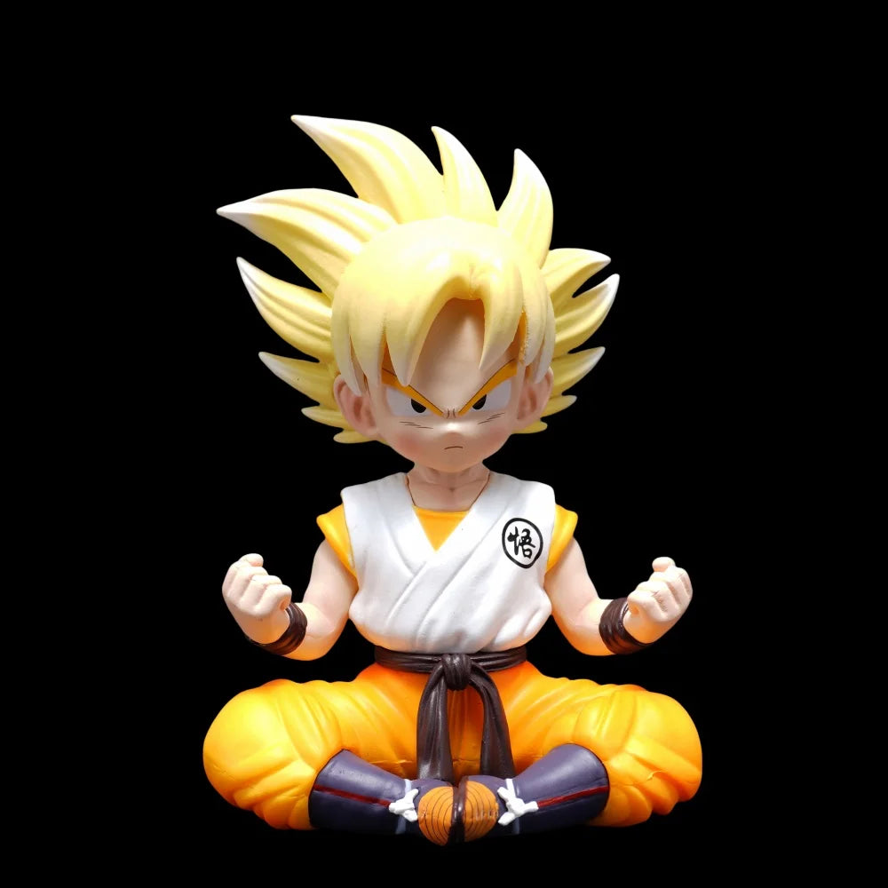 11cm Anime Dragon Ball Goku PVC Action Figure Desktop Ornament Model Toy Gift