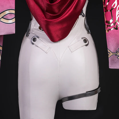 Wuthering Waves Lupa Cosplay Costume Wig Bodysuit Cloak Earrings Tail Headwear Leggings Halloween Party for Women Girls iCoser