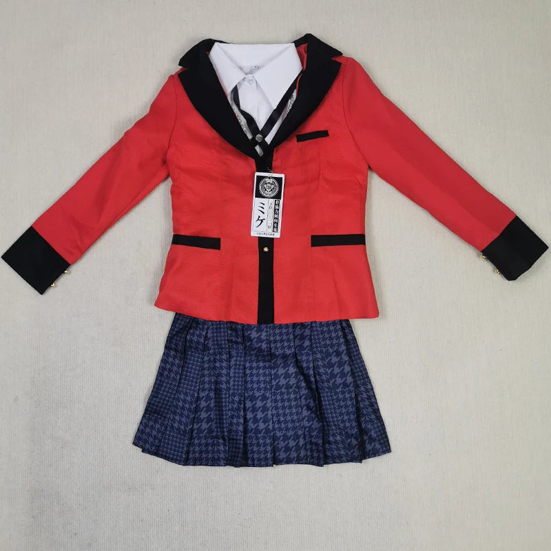 HOMCHEE TRENDS Jabami Yumeko Cosplay Set Adult Cotton Polyester