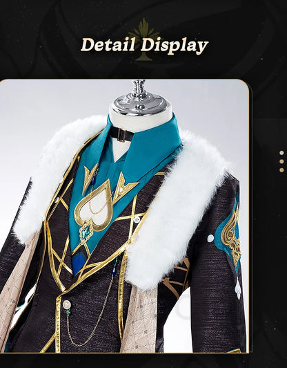 Aventurine Cosplay Costume Game Honkai: Star Rail Cosplay【XS-3XL】 DokiDoki-N Honkai Sha Jin Cosplay Halloween Suit Plus Size