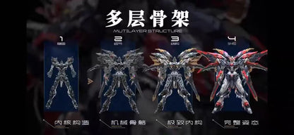 Infinite Dimension Nemesis Series Alloy Skeleton Action Figure Futuristic Mecha Detachable Parts Assembly Model Toy Boy Gifts