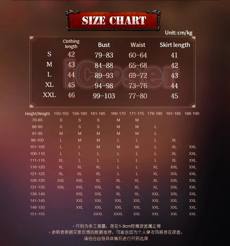 iCoser Love and Deepspace Heroines Cosplay Costume Abysm Sovereign Dress New Combat Outfit Hunter Uniform Halloween Women Girls