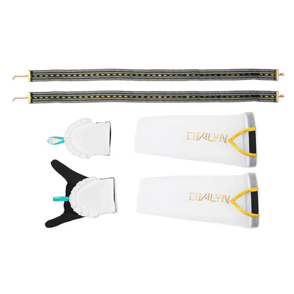 Zenless Zone Zero Dialyn Cosplay Costume Wig Uniform Earrings Headwear Krampus Compliance Authority Halloween Party for Women