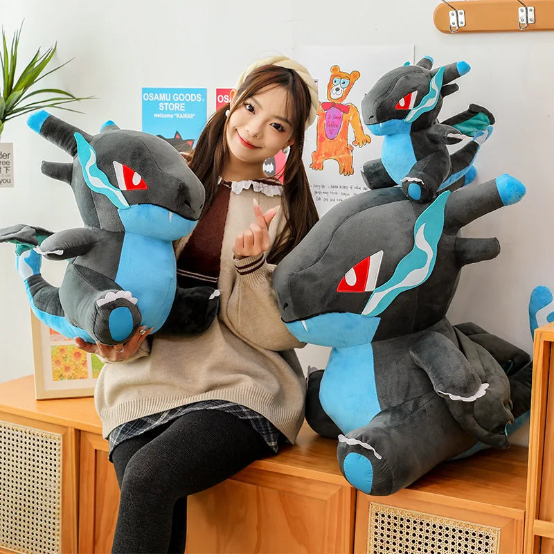 Pokemon Z-A Plush Pikachu Mega Charizard X Doll Charmander Charmeleon Toy Venusaur Bulbasaur Ivysaur