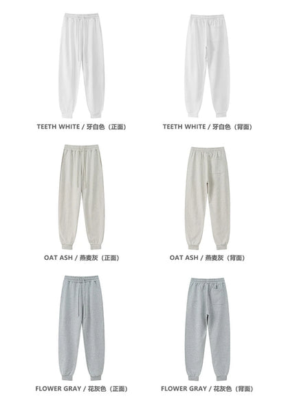 ZODF 2024 Autumn Winter Unisex Solid Sweatpants Heavyweight 440gsm Casual Loose Fit Sport Joggers HY0890