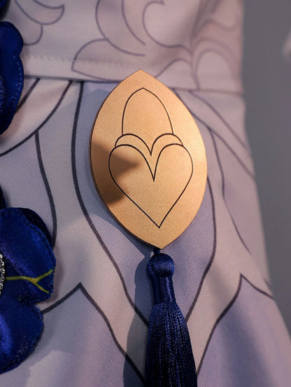 Honkai Star Rail Constance The Dahlia Cosplay Costume Wig Dress Uniform Hat Ever-Flame Mansion Halloween Party for Women Girls