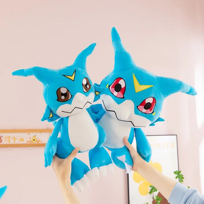 Original Digimon Large Size 75cm Dilu Station Bada Doll Cute Agumon Stuffed Animal Doll  Room Decorations Children Birthday Gift