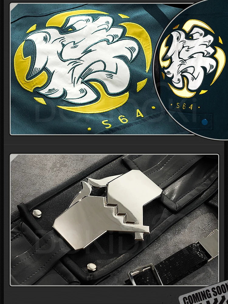 IN STOCK Hoshimi Miyabi Cosplay Costume Game Zenless Zone Zero Cosplay DokiDoki-SR Hoshimi Miyabi Cosplay Wig Women Halloween