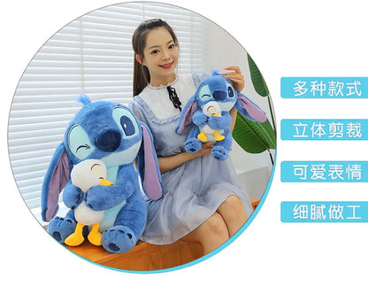 67cm Big Size Disney Lilo & Stitch Anime Plush Stuffed Doll Room Kawaii Plushies Pillow Decorations Children's Holiday Gifts